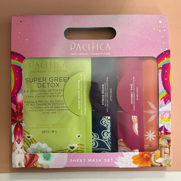 NEW! PACIFICA SHEET MASK SET • Radiant Rituals 4 Mask Set - Picture 2 of 4